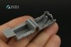 Quinta Studio QDS-48458 MiG-29K 3D-Printed coloured Interior on decal paper (HobbyBoss) (Small version) 1/48